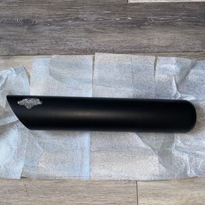 3” VANCE & HINES D757HP BLACK UPPER REAR HEAT SHIELD HARLEY STREETBOB 2017